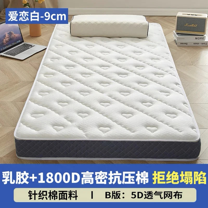 sponge latex filling Mattress Floor mat Foldable Slow rebound Tatami Mattresses thickness 4/7cm King Twin Queen Size