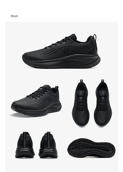 Xtep Running Shoes For Men 2024 Winter Stability Cushioning Lace Up Sports Shoes Keep Warm Jogging Soft Sneakers 876419370035