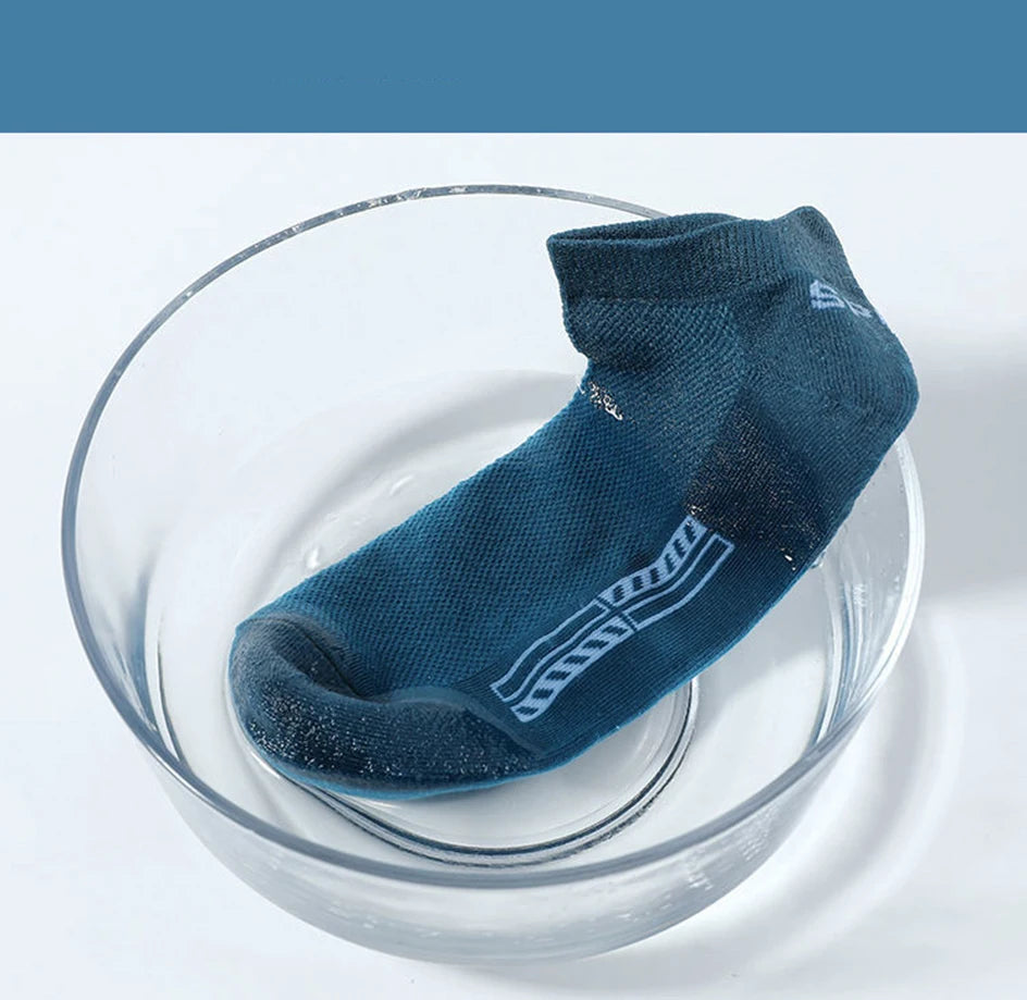 5/10 Pairs Cotton Men's Short Socks Crew Ankle Breathable Mesh Sports Casual Women Summer Low-Cut Thin Sock for Male