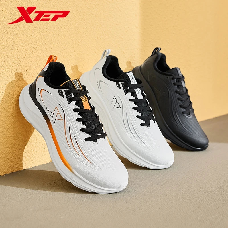 Xtep Running Shoes For Men 2024 Winter Stability Cushioning Lace Up Sports Shoes Keep Warm Jogging Soft Sneakers 876419370035