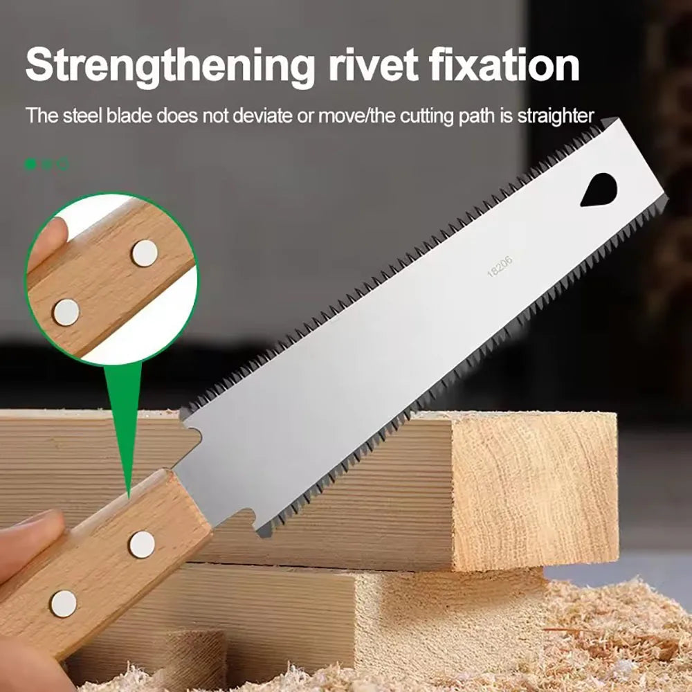 Japanese Style Hand Saw, 12 Inch Non-Slip Wood Handle, Flat Cutting Saw, Carpentry Hand Saw, Plastic Cutting Tool, Hand Saw