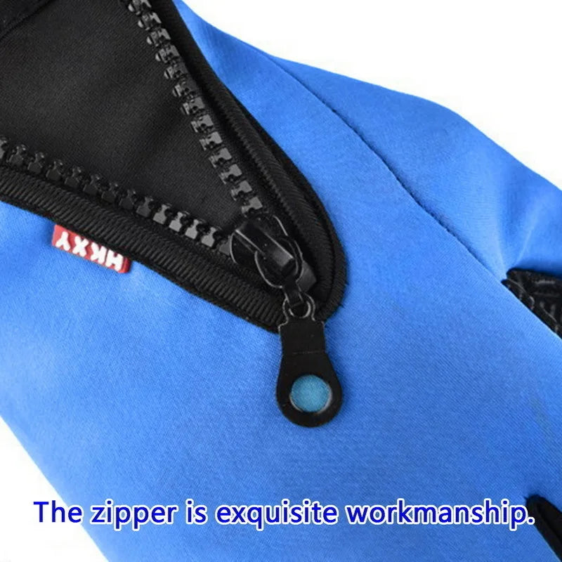 Outdoor Winter Gloves For Men Waterproof Thermal Fleece Lined Resistant Touch Screen Non-slip Motorbike Riding Mountaineering