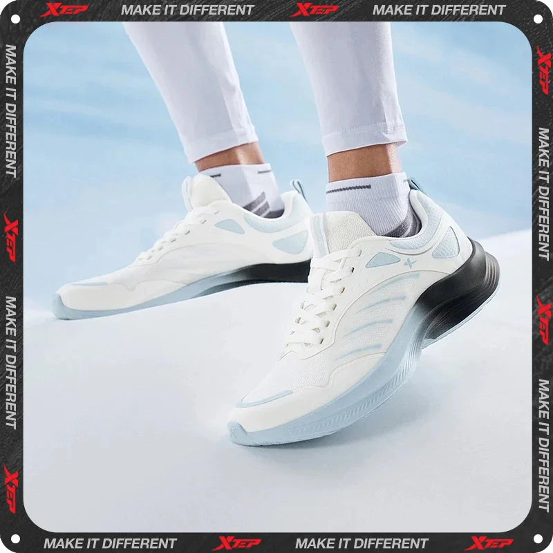 Xtep Running Shoes For Men 2024 Autumn Comfortable Cushioning Lightweight Wear-Resistant Soft Stability Sneakers  876319110085