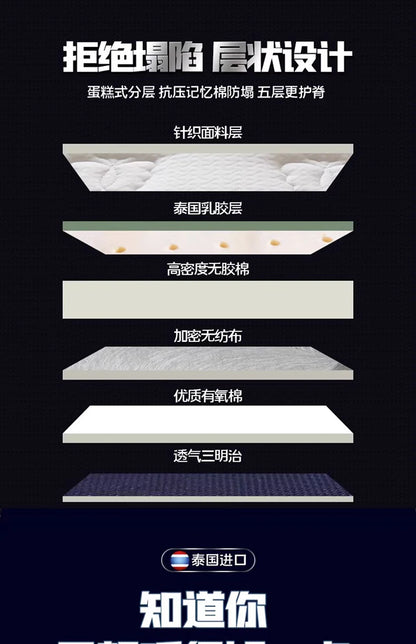 Latex mattress cover floor sleeping mat Student dormitory single tatami children's padded mattress