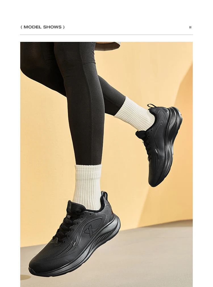 Xtep Running Shoes For Men 2024 Winter Stability Cushioning Lace Up Sports Shoes Keep Warm Jogging Soft Sneakers 876419370035