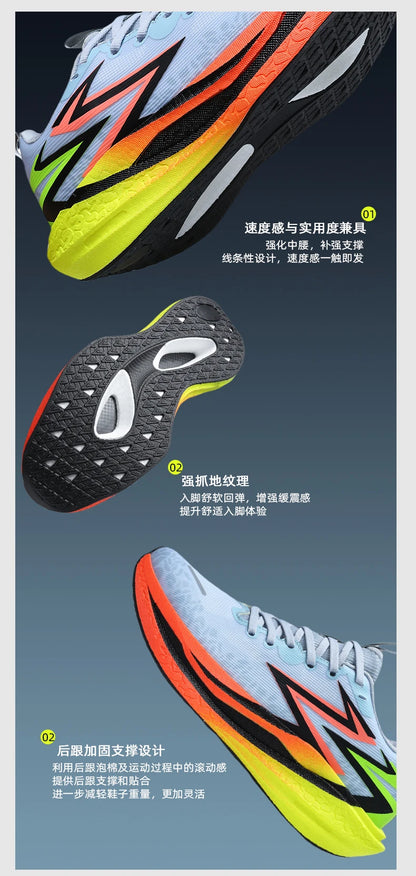 Men Sports Running Shoes Casual Marathon Breathable Lightweight Women's Comfortable Athletic Nonskid Walking Sneakers