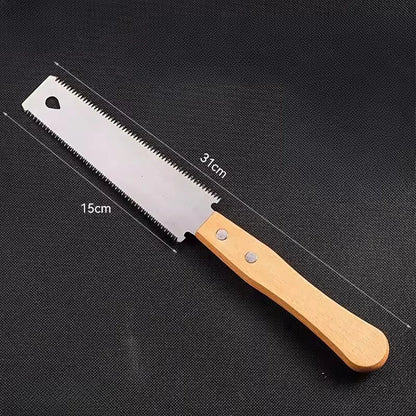 Japanese Style Hand Saw, 12 Inch Non-Slip Wood Handle, Flat Cutting Saw, Carpentry Hand Saw, Plastic Cutting Tool, Hand Saw