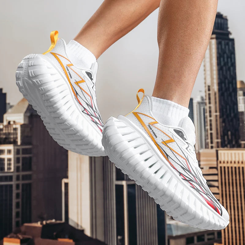 High-quality Chunky Running Shoes Women Men Light Comfy Outdoor Jogging Summer Mesh Breathable Trekking Shoes Versatile Sneakers