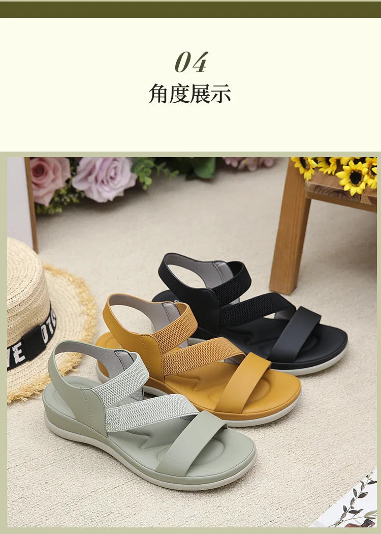 Sports Sandals for Women's 2026 Summer New Casual Sandal for Womens Large Thick Bottom Beach Sandals Platform Shoes Women