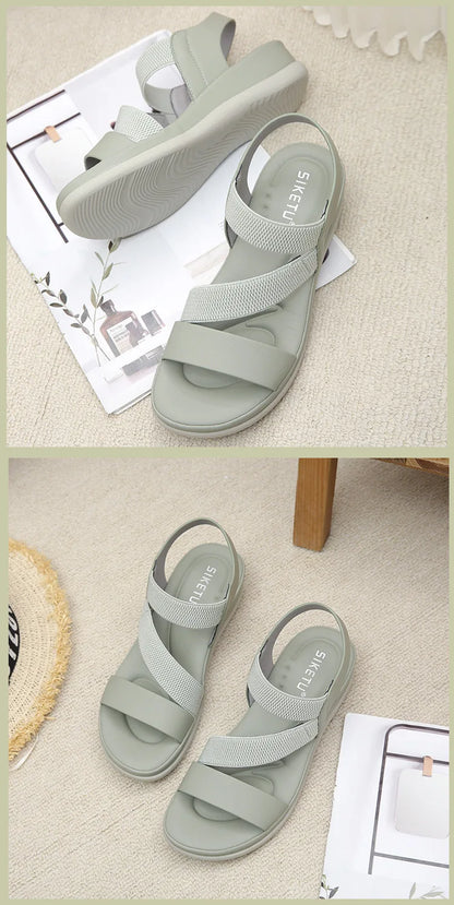 Sports Sandals for Women's 2026 Summer New Casual Sandal for Womens Large Thick Bottom Beach Sandals Platform Shoes Women