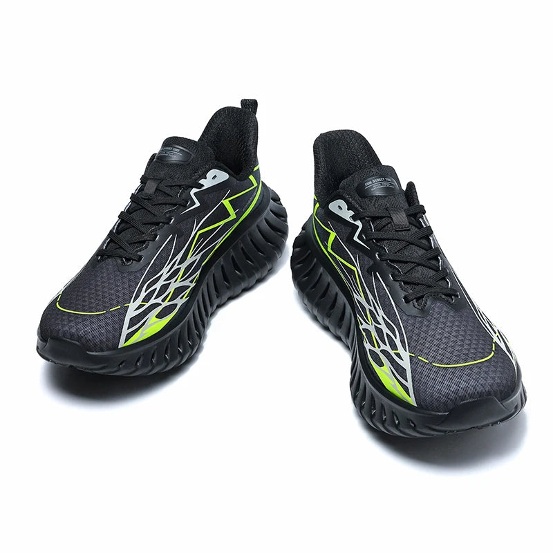 High-quality Chunky Running Shoes Women Men Light Comfy Outdoor Jogging Summer Mesh Breathable Trekking Shoes Versatile Sneakers