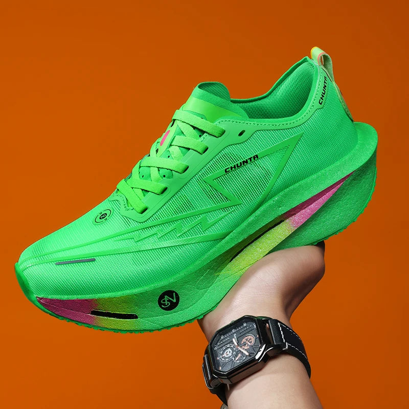 NEW Running Shoes Carbon Board Marathon Men Sports Breathable Lightweight Women's Comfortable Athletic Nonskid Sneakers Casual