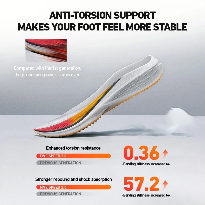 Xtep Five Speed 2.0 Running Shoes For Men   Autumn Comfortable Sports Shoes Jogging Cushioning Sneakers 876319110001