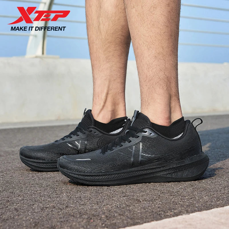 Xtep Running Shoes For Men 2025 Summer New Comfortable Lightweight Sports Shoes Mesh Breathable Retro Dad Shoes 875319110035