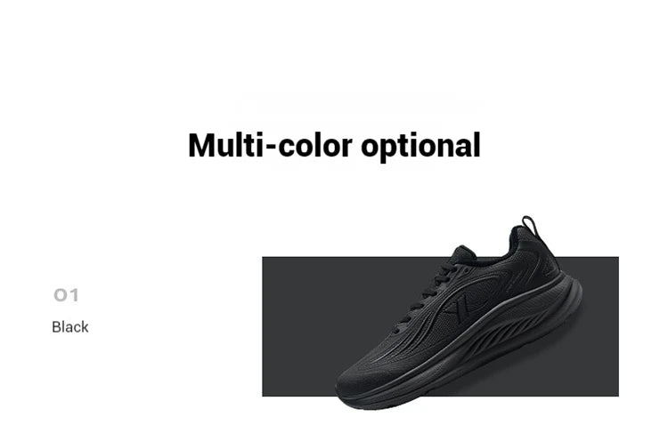 Xtep Running Shoes For Men 2024 Winter Stability Cushioning Lace Up Sports Shoes Keep Warm Jogging Soft Sneakers 876419370035
