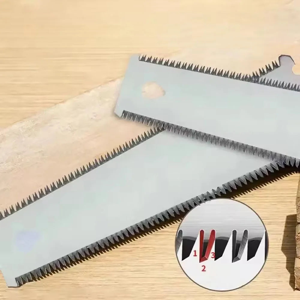 Japanese Style Hand Saw, 12 Inch Non-Slip Wood Handle, Flat Cutting Saw, Carpentry Hand Saw, Plastic Cutting Tool, Hand Saw