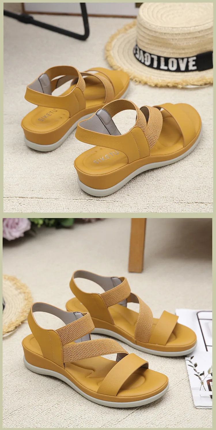 Sports Sandals for Women's 2026 Summer New Casual Sandal for Womens Large Thick Bottom Beach Sandals Platform Shoes Women