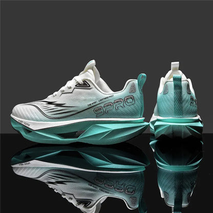 2025 Autumn New Men's and Women's Breathable Running Shoes Full Palm Carbon Plate Shock Absorbent Sports Running Shoes