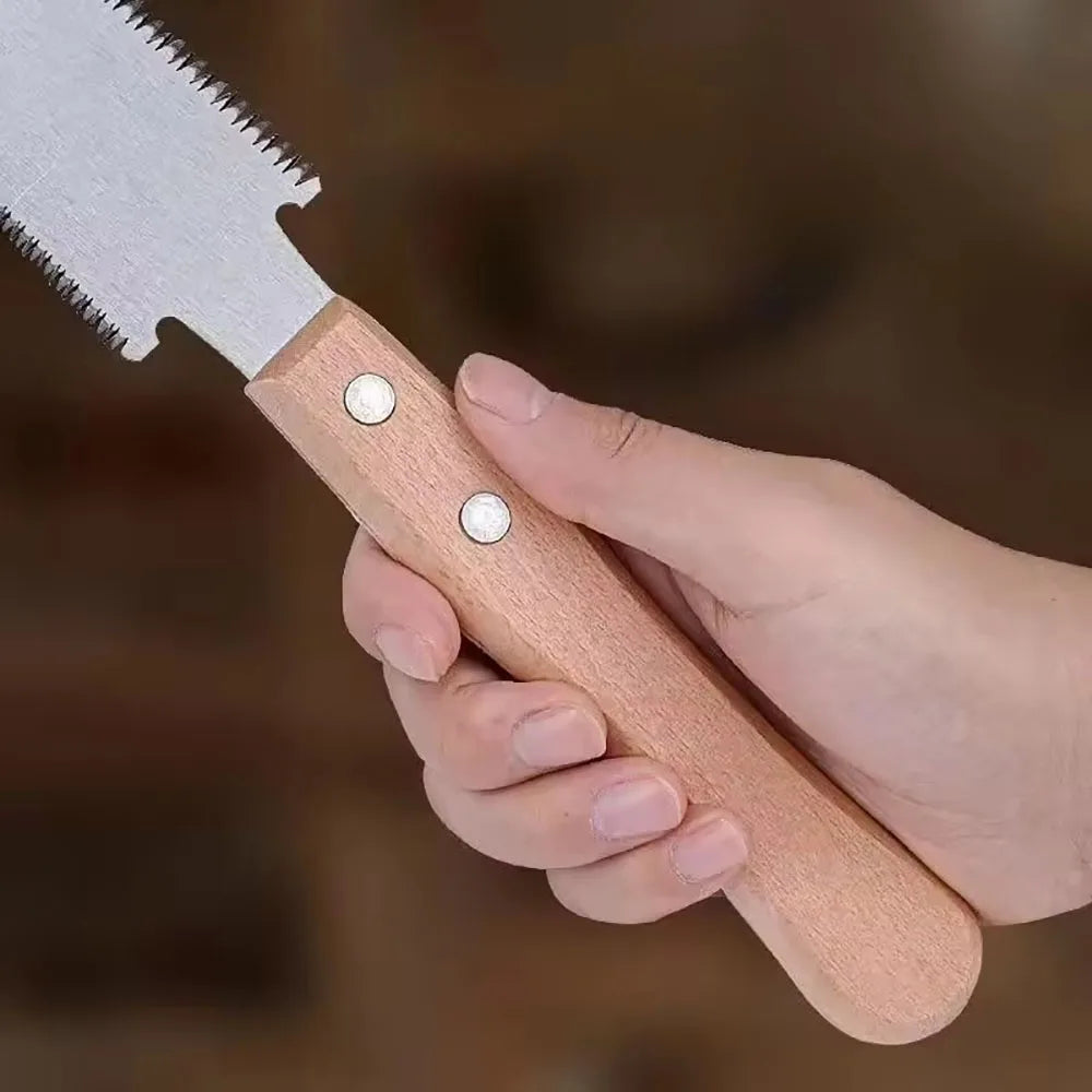 Japanese Style Hand Saw, 12 Inch Non-Slip Wood Handle, Flat Cutting Saw, Carpentry Hand Saw, Plastic Cutting Tool, Hand Saw
