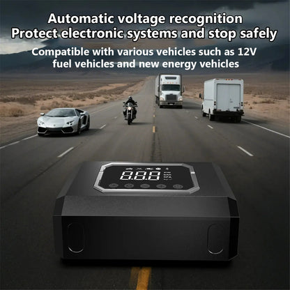 6000mAh 160PSI Air Compressor Tire Inflator Jump Starter Air Compressor 12V Car Jump Starter Engine Air Pump Inflatable Pump