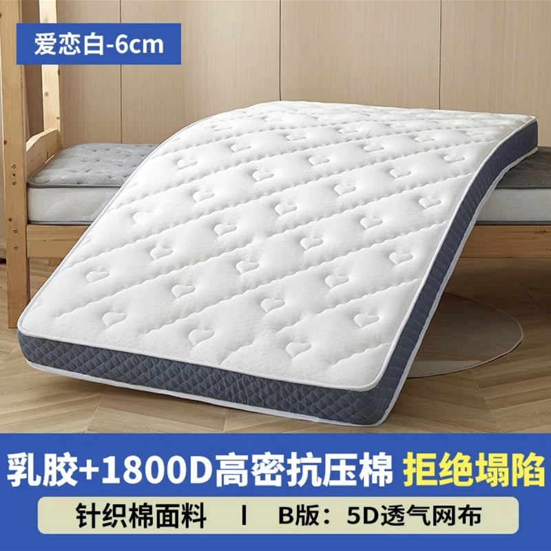 sponge latex filling Mattress Floor mat Foldable Slow rebound Tatami Mattresses thickness 4/7cm King Twin Queen Size