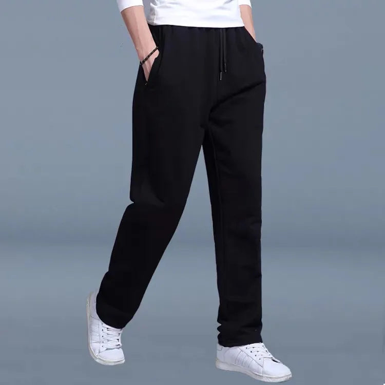 2021 Spring Autumn Joggers Men Jogging Sweatpants Sportswear Knit Tracksuit Sports Pants Trousers Oversize Wide Leg Clothing