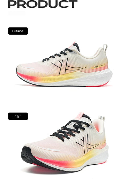 Xtep Running Shoes For Men 2025 Summer New Comfortable Lightweight Sports Shoes Mesh Breathable Retro Dad Shoes 875319110035