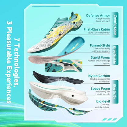Ultra-Light Carbon Plate Running Shoes™