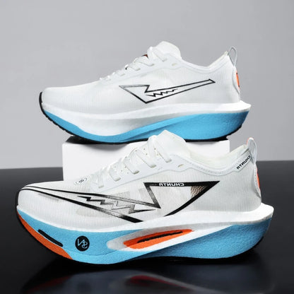 NEW Running Shoes Carbon Board Marathon Men Sports Breathable Lightweight Women's Comfortable Athletic Nonskid Sneakers Casual