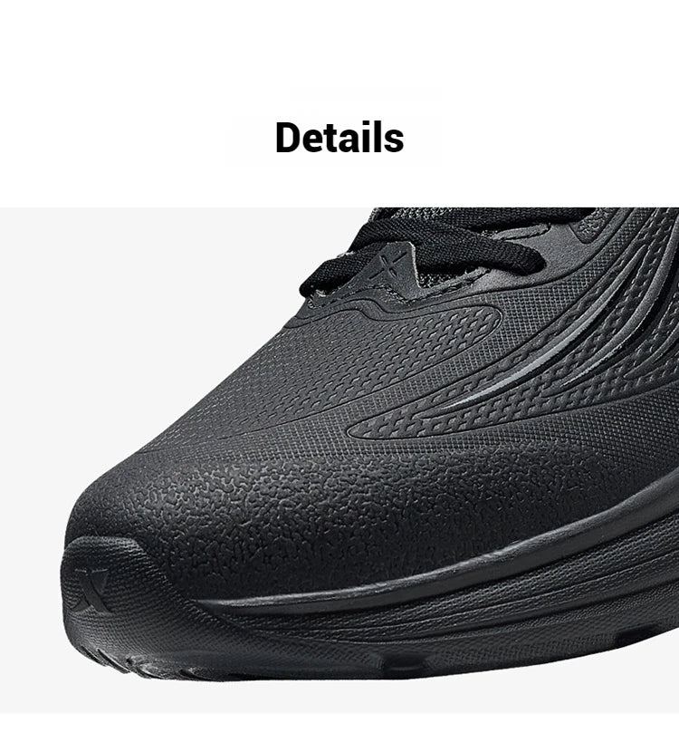 Xtep Running Shoes For Men 2024 Winter Stability Cushioning Lace Up Sports Shoes Keep Warm Jogging Soft Sneakers 876419370035