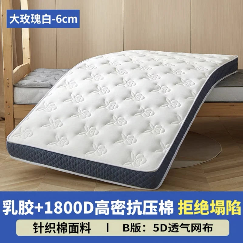 sponge latex filling Mattress Floor mat Foldable Slow rebound Tatami Mattresses thickness 4/7cm King Twin Queen Size