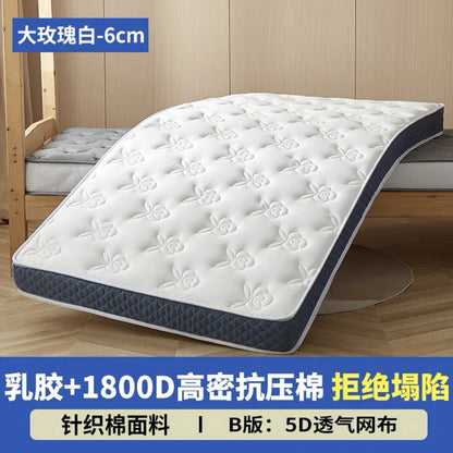 sponge latex filling Mattress Floor mat Foldable Slow rebound Tatami Mattresses thickness 4/7cm King Twin Queen Size