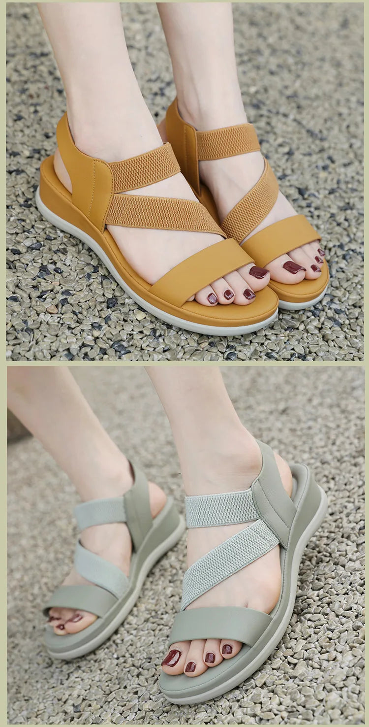 Sports Sandals for Women's 2026 Summer New Casual Sandal for Womens Large Thick Bottom Beach Sandals Platform Shoes Women