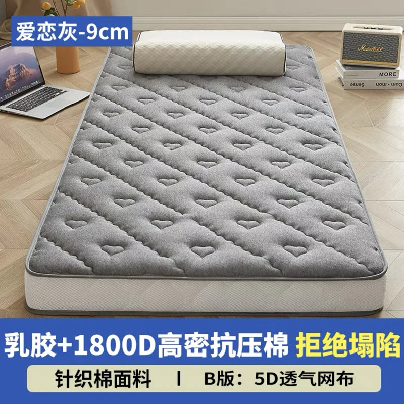 sponge latex filling Mattress Floor mat Foldable Slow rebound Tatami Mattresses thickness 4/7cm King Twin Queen Size