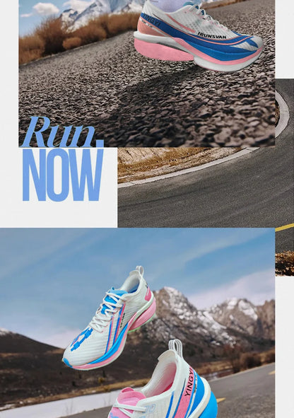 IRUNSVAN  Shadow Wing 2.0 Professional Training Racing Running Lightweight Carbon Plate Men Cushioning Shock