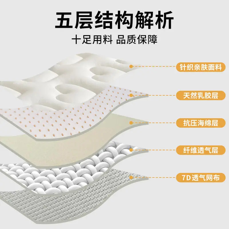 Latex mattress cover floor sleeping mat Student dormitory single tatami children's padded mattress