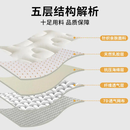 Latex mattress cover floor sleeping mat Student dormitory single tatami children's padded mattress