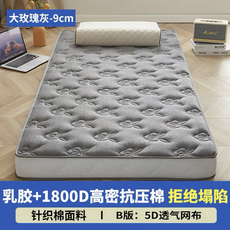 sponge latex filling Mattress Floor mat Foldable Slow rebound Tatami Mattresses thickness 4/7cm King Twin Queen Size